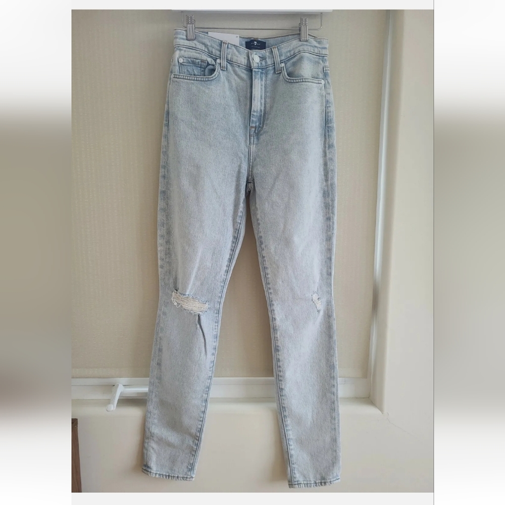 7 For All Mankind High Waist Super Skinny jeans Size 27 NWT